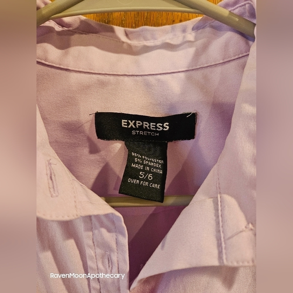 Express Purple Dress Shirt - Picture 2 of 8